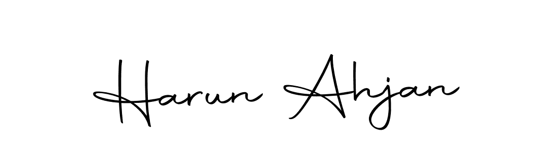 if you are searching for the best signature style for your name Harun Ahjan. so please give up your signature search. here we have designed multiple signature styles  using Autography-DOLnW. Harun Ahjan signature style 10 images and pictures png