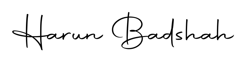 Autography-DOLnW is a professional signature style that is perfect for those who want to add a touch of class to their signature. Get Harun Badshah name fancy signature for free. Harun Badshah signature style 10 images and pictures png