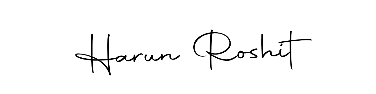 Create a beautiful signature design for name Harun Roshit. With this signature (Autography-DOLnW) fonts, you can make a handwritten signature for free. Harun Roshit signature style 10 images and pictures png