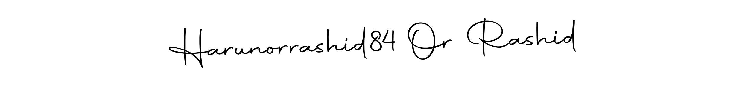 Also we have Harunorrashid84 Or Rashid name is the best signature style. Create professional handwritten signature collection using Autography-DOLnW autograph style. Harunorrashid84 Or Rashid signature style 10 images and pictures png