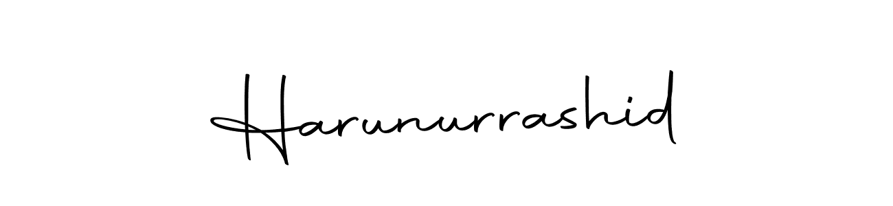 How to make Harunurrashid name signature. Use Autography-DOLnW style for creating short signs online. This is the latest handwritten sign. Harunurrashid signature style 10 images and pictures png