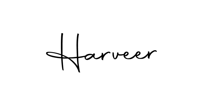 Create a beautiful signature design for name Harveer. With this signature (Autography-DOLnW) fonts, you can make a handwritten signature for free. Harveer signature style 10 images and pictures png