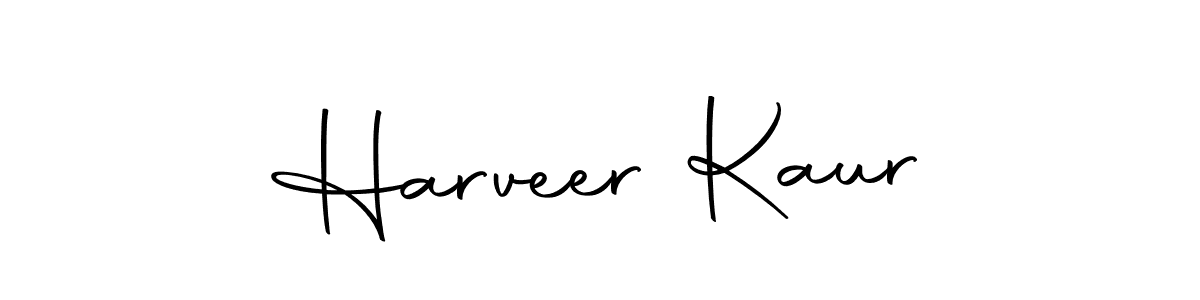 The best way (Autography-DOLnW) to make a short signature is to pick only two or three words in your name. The name Harveer Kaur include a total of six letters. For converting this name. Harveer Kaur signature style 10 images and pictures png