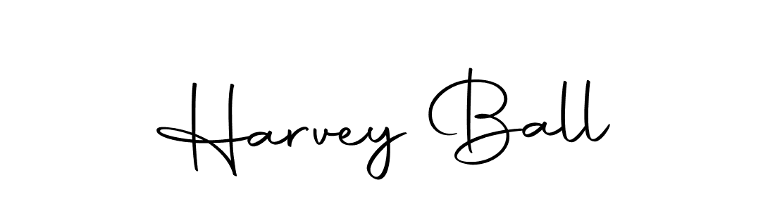 Design your own signature with our free online signature maker. With this signature software, you can create a handwritten (Autography-DOLnW) signature for name Harvey Ball. Harvey Ball signature style 10 images and pictures png