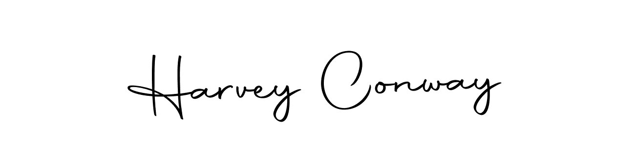 Create a beautiful signature design for name Harvey Conway. With this signature (Autography-DOLnW) fonts, you can make a handwritten signature for free. Harvey Conway signature style 10 images and pictures png