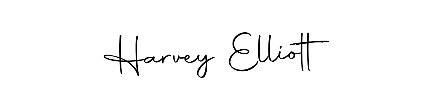 Create a beautiful signature design for name Harvey Elliott. With this signature (Autography-DOLnW) fonts, you can make a handwritten signature for free. Harvey Elliott signature style 10 images and pictures png