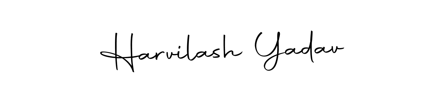 You can use this online signature creator to create a handwritten signature for the name Harvilash Yadav. This is the best online autograph maker. Harvilash Yadav signature style 10 images and pictures png