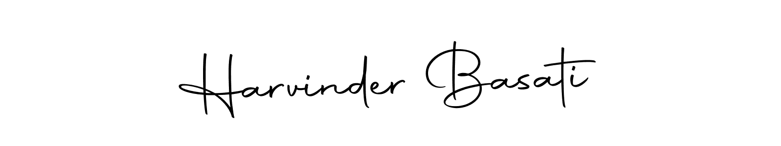 Make a beautiful signature design for name Harvinder Basati. Use this online signature maker to create a handwritten signature for free. Harvinder Basati signature style 10 images and pictures png