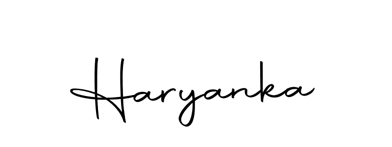 Similarly Autography-DOLnW is the best handwritten signature design. Signature creator online .You can use it as an online autograph creator for name Haryanka. Haryanka signature style 10 images and pictures png