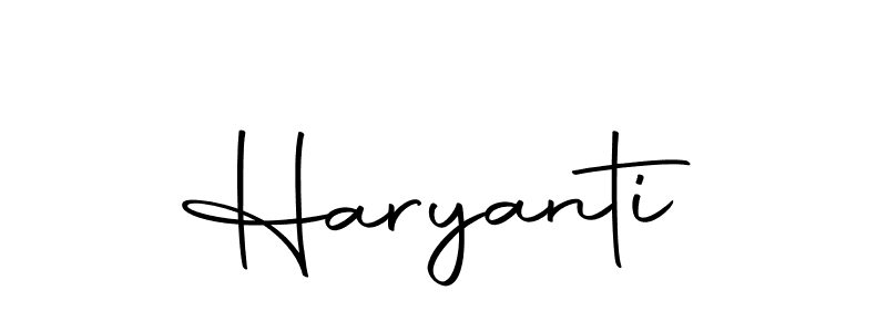 Make a beautiful signature design for name Haryanti. Use this online signature maker to create a handwritten signature for free. Haryanti signature style 10 images and pictures png