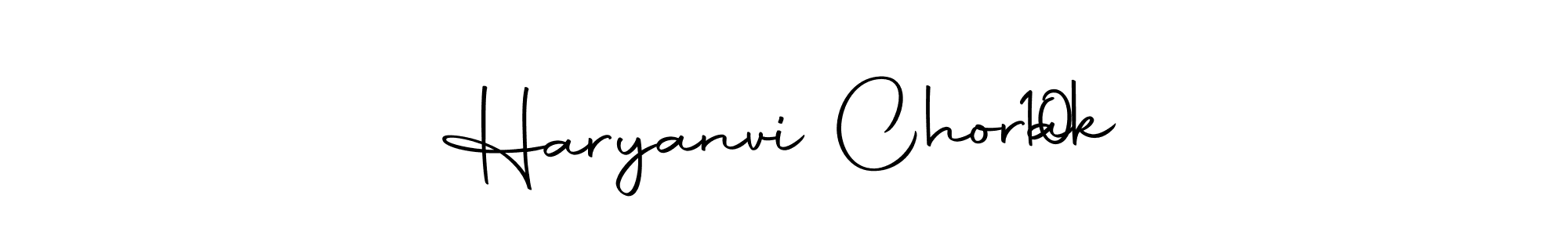 How to make Haryanvi Chora   10k name signature. Use Autography-DOLnW style for creating short signs online. This is the latest handwritten sign. Haryanvi Chora   10k signature style 10 images and pictures png