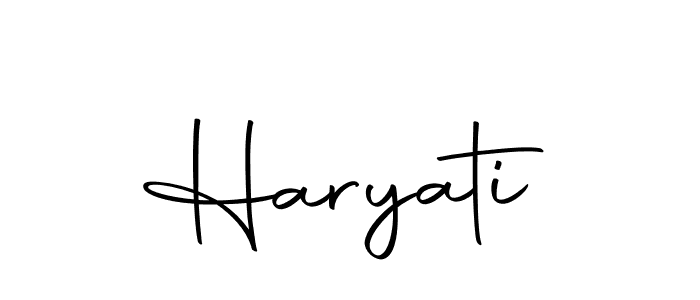 Haryati stylish signature style. Best Handwritten Sign (Autography-DOLnW) for my name. Handwritten Signature Collection Ideas for my name Haryati. Haryati signature style 10 images and pictures png