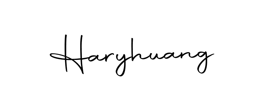 Use a signature maker to create a handwritten signature online. With this signature software, you can design (Autography-DOLnW) your own signature for name Haryhuang. Haryhuang signature style 10 images and pictures png