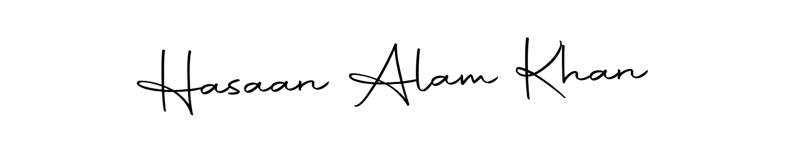 Make a beautiful signature design for name Hasaan Alam Khan. Use this online signature maker to create a handwritten signature for free. Hasaan Alam Khan signature style 10 images and pictures png