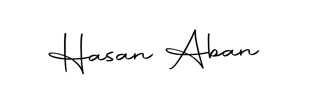 How to make Hasan Aban name signature. Use Autography-DOLnW style for creating short signs online. This is the latest handwritten sign. Hasan Aban signature style 10 images and pictures png