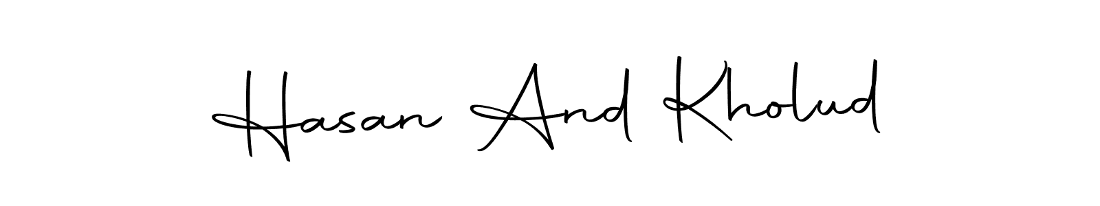 It looks lik you need a new signature style for name Hasan And Kholud. Design unique handwritten (Autography-DOLnW) signature with our free signature maker in just a few clicks. Hasan And Kholud signature style 10 images and pictures png