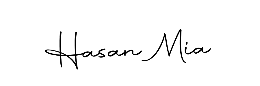 Make a beautiful signature design for name Hasan Mia. With this signature (Autography-DOLnW) style, you can create a handwritten signature for free. Hasan Mia signature style 10 images and pictures png