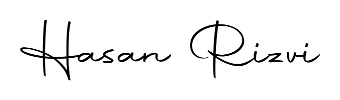 Discover how Hasan Rizvi looks in an executive cursive font (Autography-DOLnW). Perfect for legal documents, invoices, and certificates. Hasan Rizvi signature style 10 images and pictures png