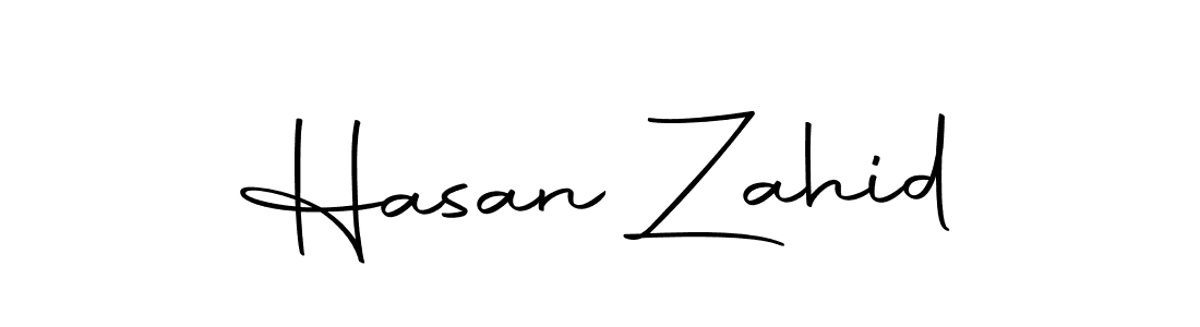 How to make Hasan Zahid name signature. Use Autography-DOLnW style for creating short signs online. This is the latest handwritten sign. Hasan Zahid signature style 10 images and pictures png