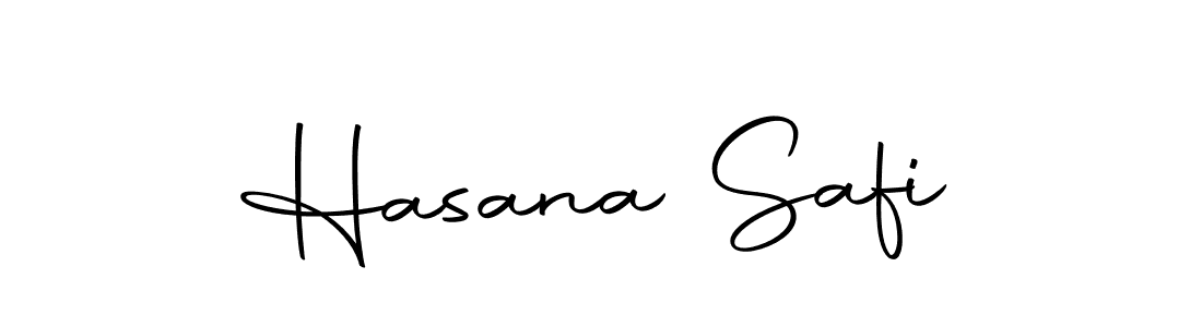 Make a beautiful signature design for name Hasana Safi. Use this online signature maker to create a handwritten signature for free. Hasana Safi signature style 10 images and pictures png