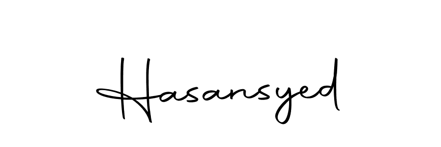 You should practise on your own different ways (Autography-DOLnW) to write your name (Hasansyed) in signature. don't let someone else do it for you. Hasansyed signature style 10 images and pictures png