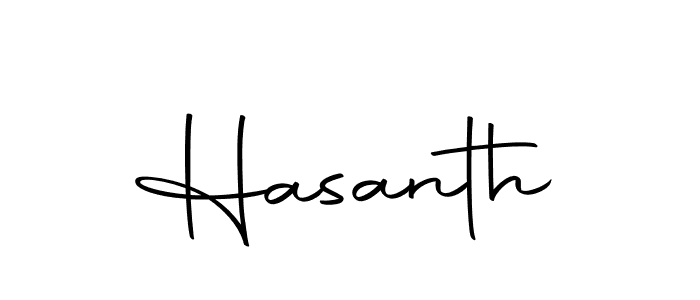 The best way (Autography-DOLnW) to make a short signature is to pick only two or three words in your name. The name Hasanth include a total of six letters. For converting this name. Hasanth signature style 10 images and pictures png