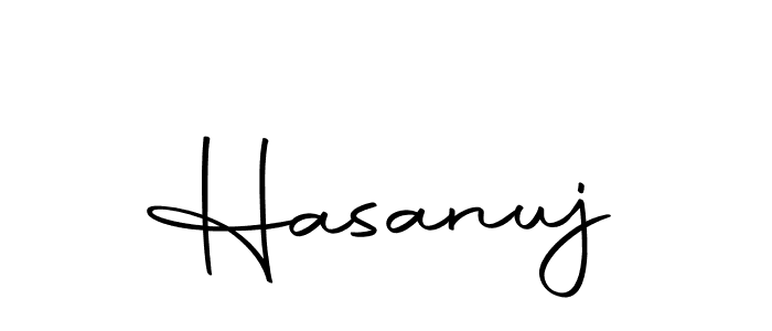 You should practise on your own different ways (Autography-DOLnW) to write your name (Hasanuj) in signature. don't let someone else do it for you. Hasanuj signature style 10 images and pictures png