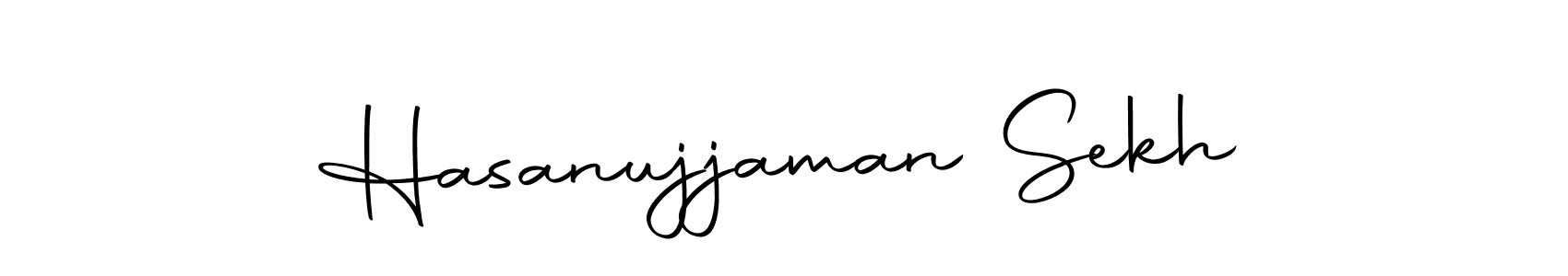 Design your own signature with our free online signature maker. With this signature software, you can create a handwritten (Autography-DOLnW) signature for name Hasanujjaman Sekh. Hasanujjaman Sekh signature style 10 images and pictures png