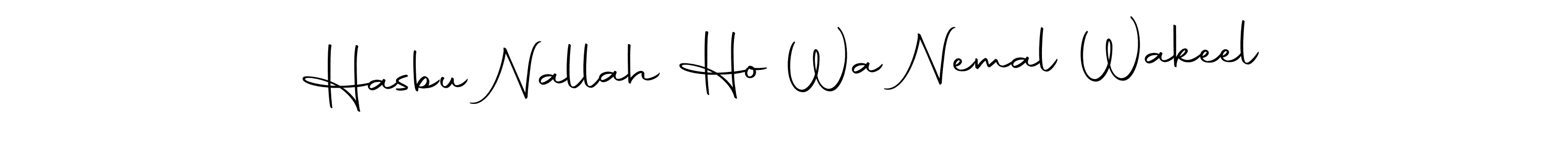 You can use this online signature creator to create a handwritten signature for the name Hasbu Nallah Ho Wa Nemal Wakeel. This is the best online autograph maker. Hasbu Nallah Ho Wa Nemal Wakeel signature style 10 images and pictures png