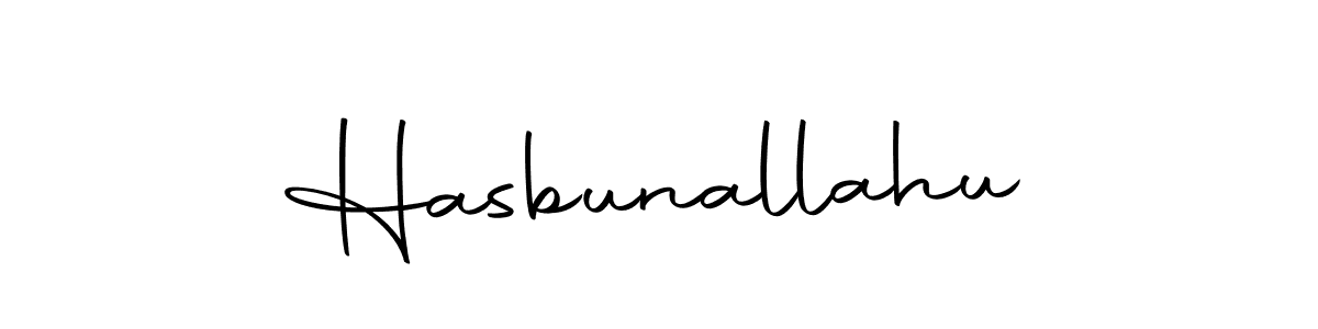 Also we have Hasbunallahu name is the best signature style. Create professional handwritten signature collection using Autography-DOLnW autograph style. Hasbunallahu signature style 10 images and pictures png