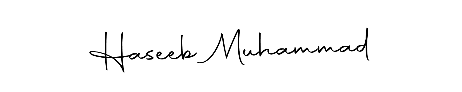 The best way (Autography-DOLnW) to make a short signature is to pick only two or three words in your name. The name Haseeb Muhammad include a total of six letters. For converting this name. Haseeb Muhammad signature style 10 images and pictures png