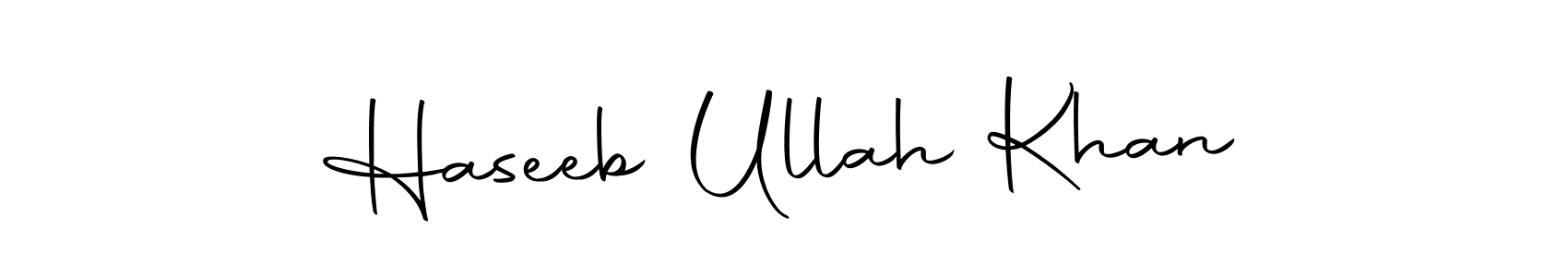 Here are the top 10 professional signature styles for the name Haseeb Ullah Khan. These are the best autograph styles you can use for your name. Haseeb Ullah Khan signature style 10 images and pictures png
