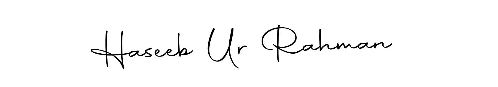 This is the best signature style for the Haseeb Ur Rahman  name. Also you like these signature font (Autography-DOLnW). Mix name signature. Haseeb Ur Rahman  signature style 10 images and pictures png