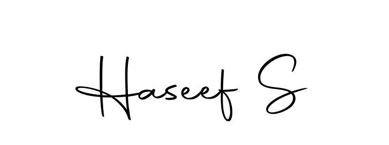 if you are searching for the best signature style for your name Haseef S. so please give up your signature search. here we have designed multiple signature styles  using Autography-DOLnW. Haseef S signature style 10 images and pictures png