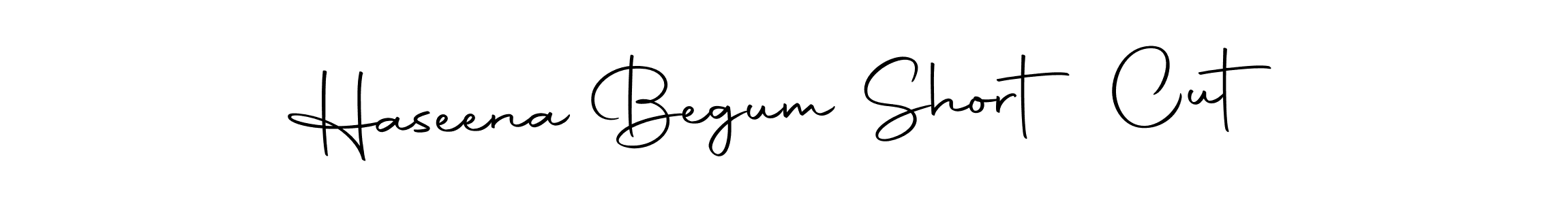 Create a beautiful signature design for name Haseena Begum Short Cut. With this signature (Autography-DOLnW) fonts, you can make a handwritten signature for free. Haseena Begum Short Cut signature style 10 images and pictures png