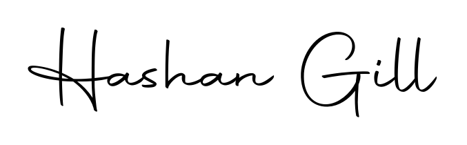 A stylish, flowing autograph style designed for name Hashan Gill using Autography-DOLnW typography. Perfect for digital creative projects. Hashan Gill signature style 10 images and pictures png