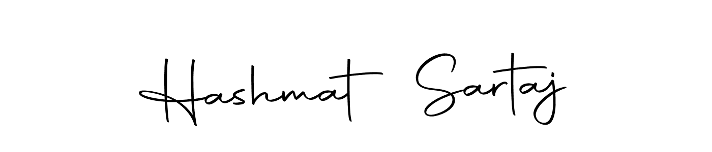 How to make Hashmat Sartaj name signature. Use Autography-DOLnW style for creating short signs online. This is the latest handwritten sign. Hashmat Sartaj signature style 10 images and pictures png