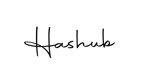 Design your own signature with our free online signature maker. With this signature software, you can create a handwritten (Autography-DOLnW) signature for name Hashub. Hashub signature style 10 images and pictures png