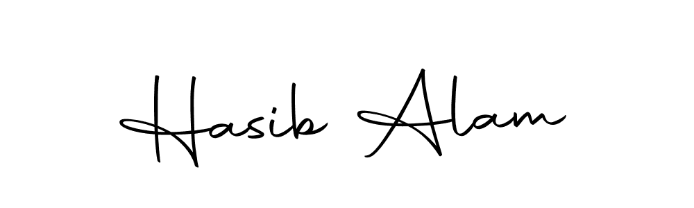 Design your own signature with our free online signature maker. With this signature software, you can create a handwritten (Autography-DOLnW) signature for name Hasib Alam. Hasib Alam signature style 10 images and pictures png