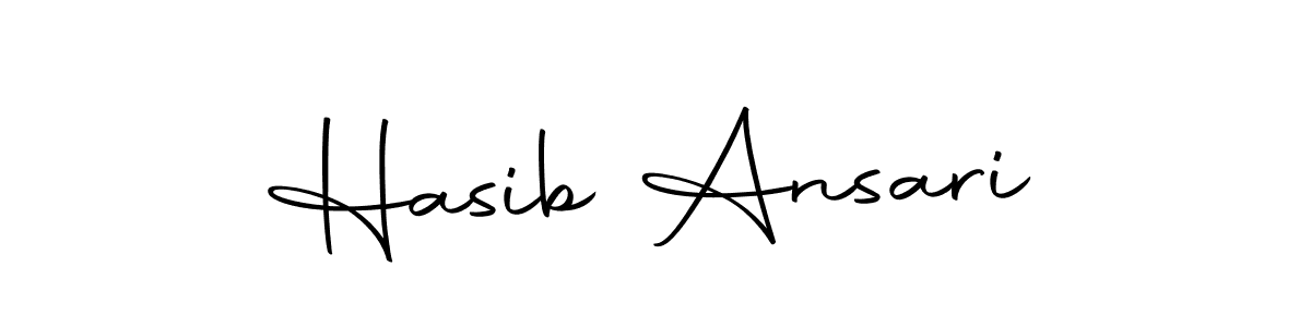 Make a beautiful signature design for name Hasib Ansari. With this signature (Autography-DOLnW) style, you can create a handwritten signature for free. Hasib Ansari signature style 10 images and pictures png