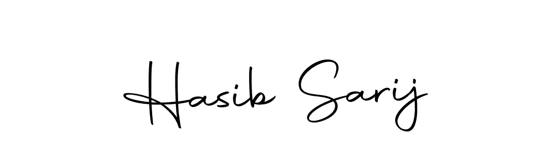 Design your own signature with our free online signature maker. With this signature software, you can create a handwritten (Autography-DOLnW) signature for name Hasib Sarij. Hasib Sarij signature style 10 images and pictures png