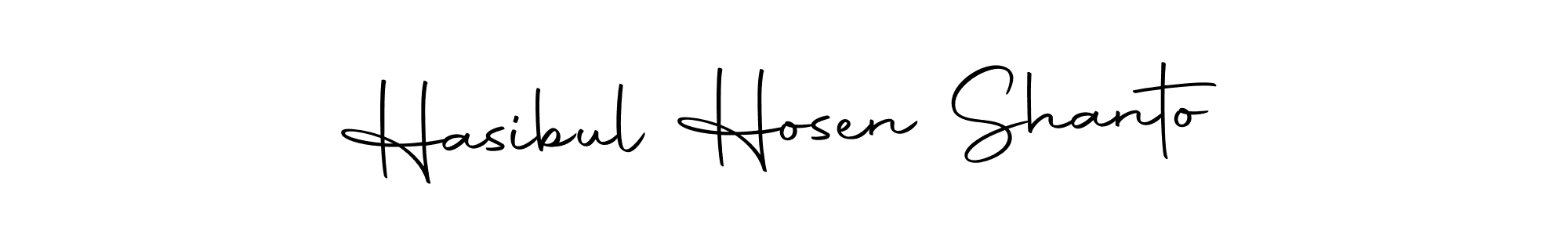 The best way (Autography-DOLnW) to make a short signature is to pick only two or three words in your name. The name Hasibul Hosen Shanto include a total of six letters. For converting this name. Hasibul Hosen Shanto signature style 10 images and pictures png