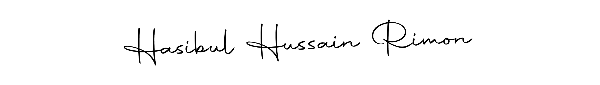 How to make Hasibul Hussain Rimon name signature. Use Autography-DOLnW style for creating short signs online. This is the latest handwritten sign. Hasibul Hussain Rimon signature style 10 images and pictures png