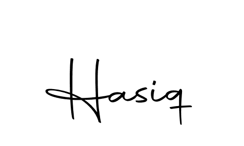 You should practise on your own different ways (Autography-DOLnW) to write your name (Hasiq) in signature. don't let someone else do it for you. Hasiq signature style 10 images and pictures png