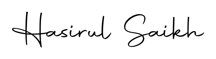 Quickly download Hasirul Saikh name signature in high-resolution PNG using Autography-DOLnW style. Ready to insert into PDFs and online applications. Hasirul Saikh signature style 10 images and pictures png