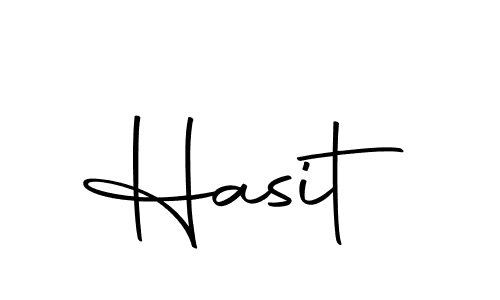 Create a beautiful signature design for name Hasit. With this signature (Autography-DOLnW) fonts, you can make a handwritten signature for free. Hasit signature style 10 images and pictures png