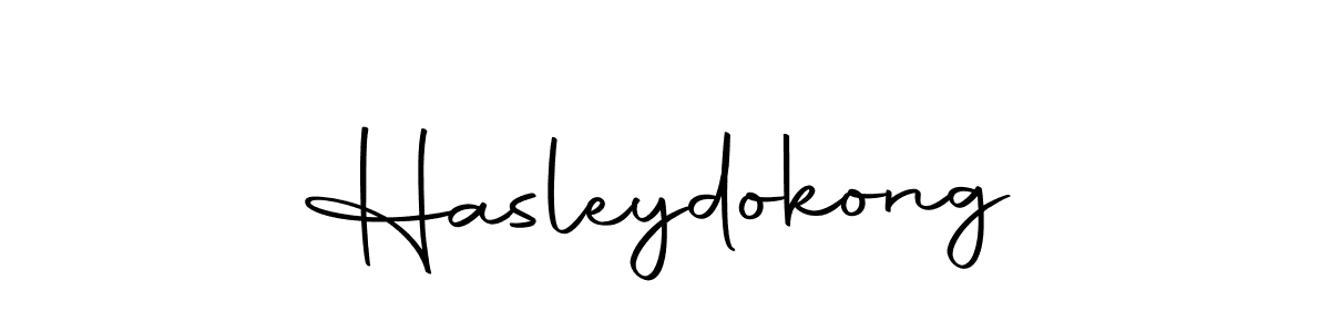How to make Hasleydokong name signature. Use Autography-DOLnW style for creating short signs online. This is the latest handwritten sign. Hasleydokong signature style 10 images and pictures png
