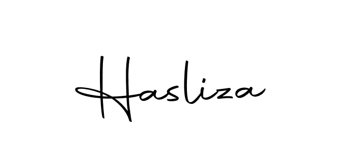 How to make Hasliza name signature. Use Autography-DOLnW style for creating short signs online. This is the latest handwritten sign. Hasliza signature style 10 images and pictures png