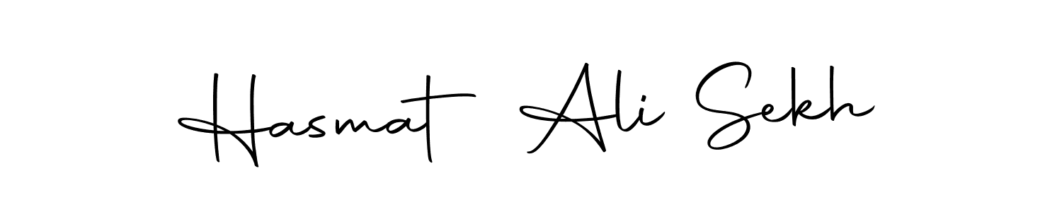 Hasmat Ali Sekh stylish signature style. Best Handwritten Sign (Autography-DOLnW) for my name. Handwritten Signature Collection Ideas for my name Hasmat Ali Sekh. Hasmat Ali Sekh signature style 10 images and pictures png