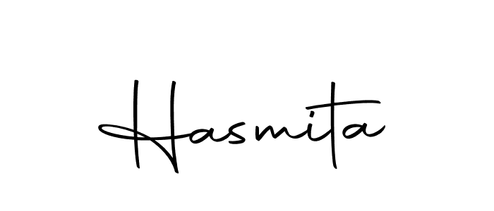 Make a beautiful signature design for name Hasmita. With this signature (Autography-DOLnW) style, you can create a handwritten signature for free. Hasmita signature style 10 images and pictures png